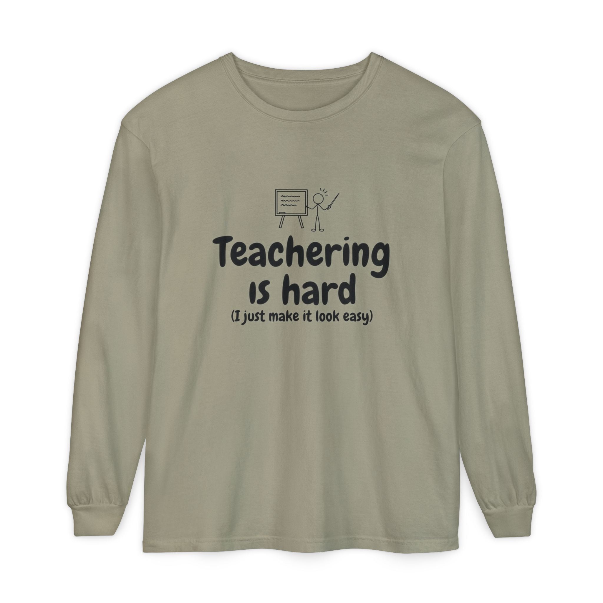 Unisex Garment-dyed Long Sleeve T-Shirt