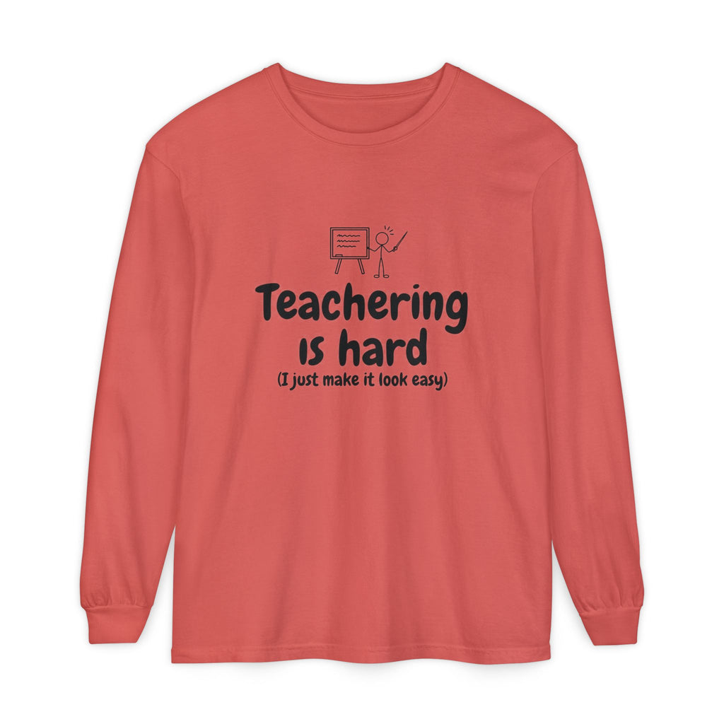 Unisex Garment-dyed Long Sleeve T-Shirt