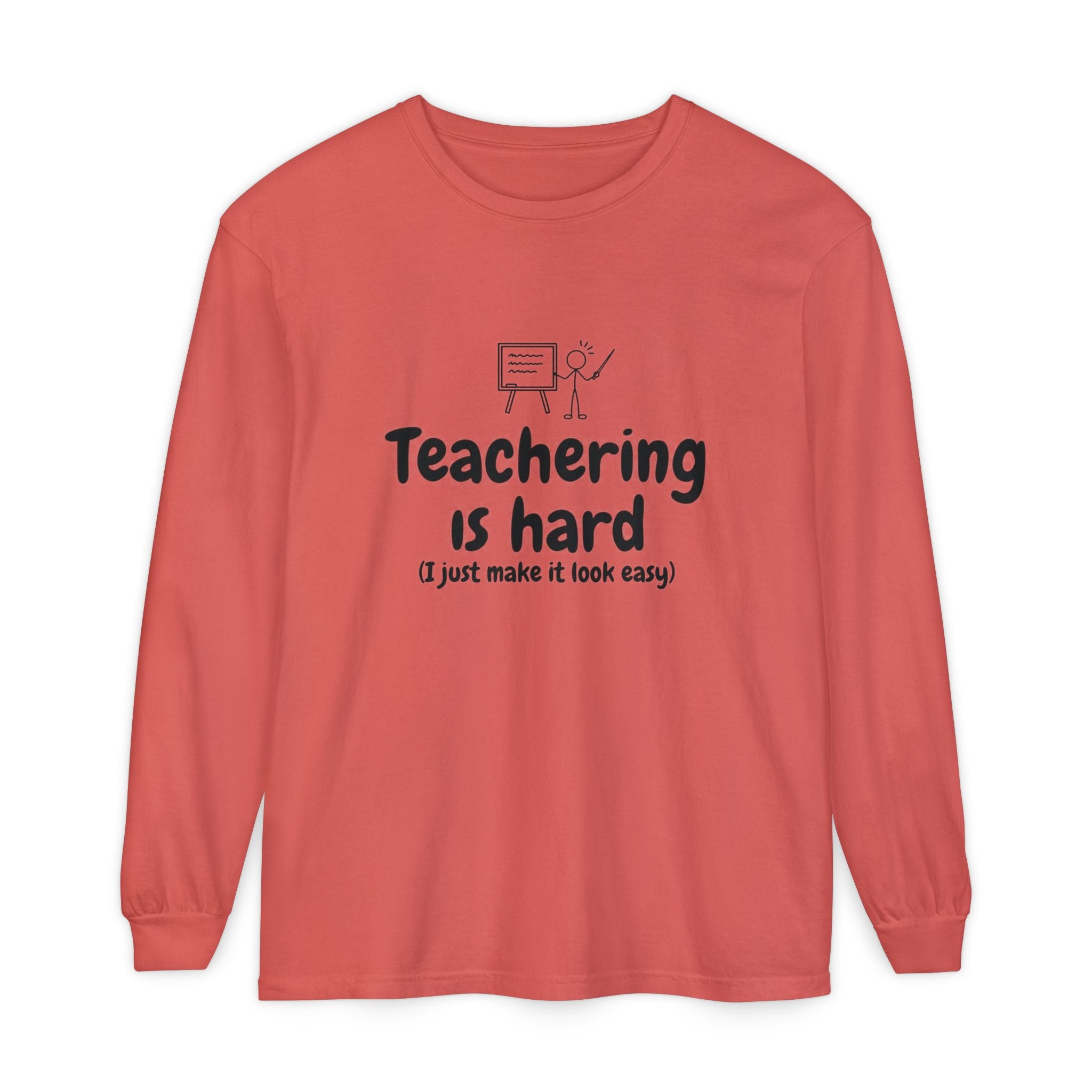 Unisex Garment-dyed Long Sleeve T-Shirt