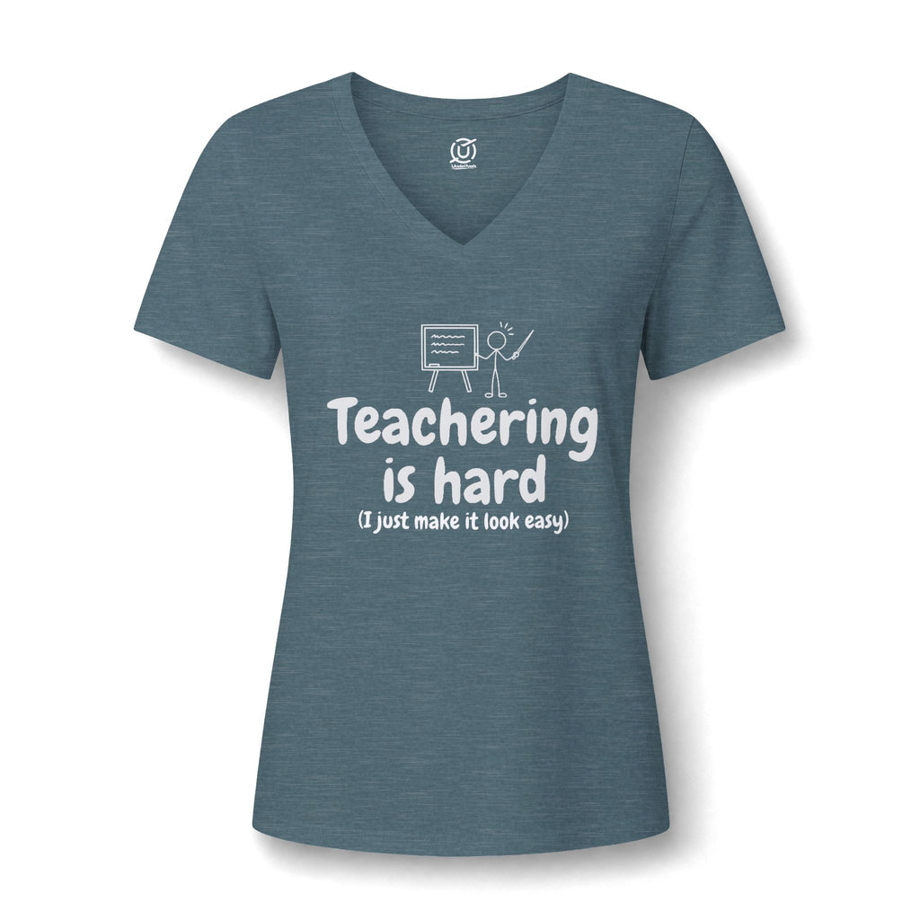 Teachering - Women’s Relaxed V-Neck Tee