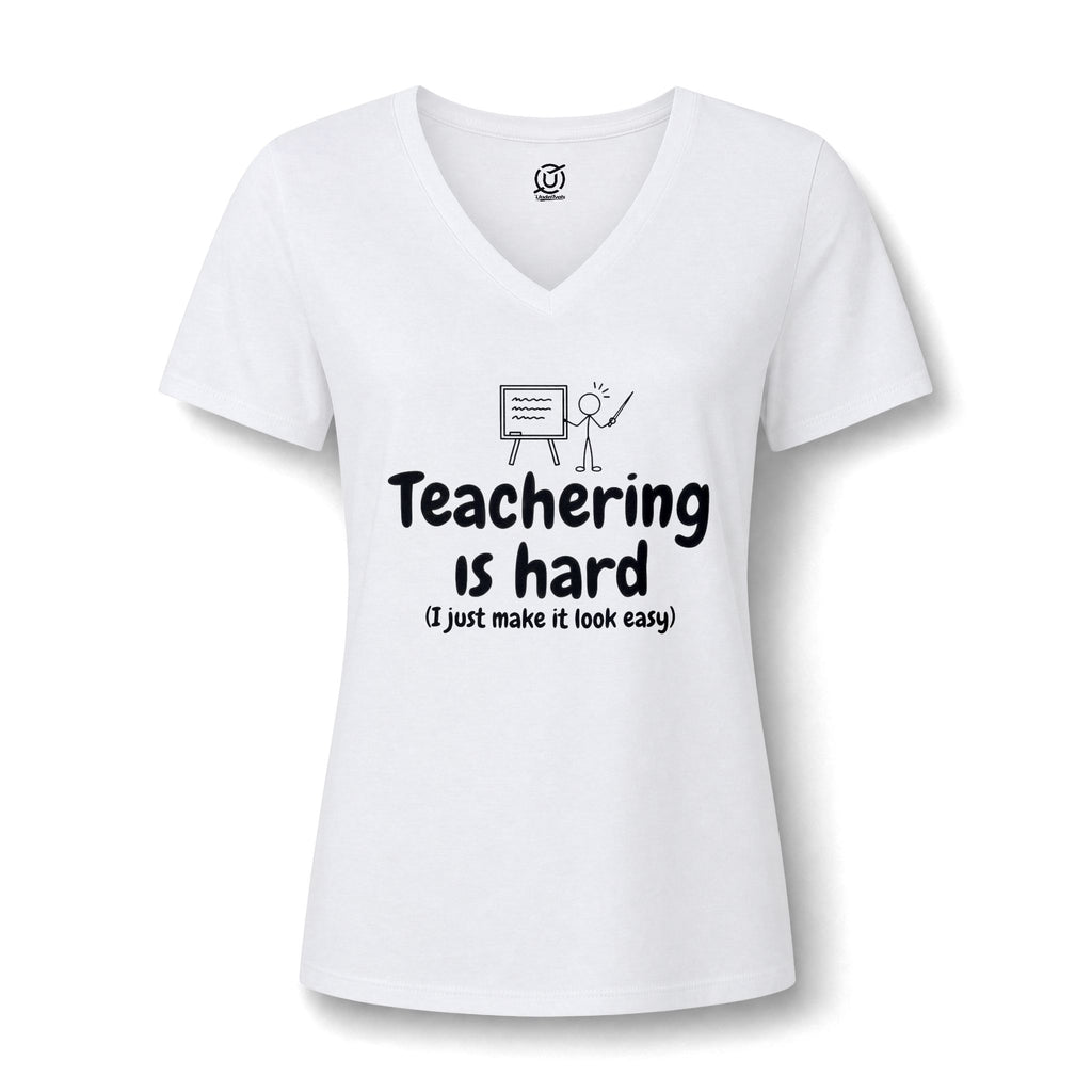 Teachering - Women’s Relaxed V-Neck Tee