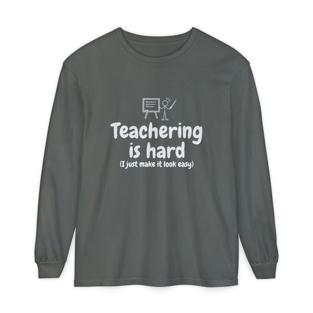 Unisex Garment-dyed Long Sleeve T-Shirt