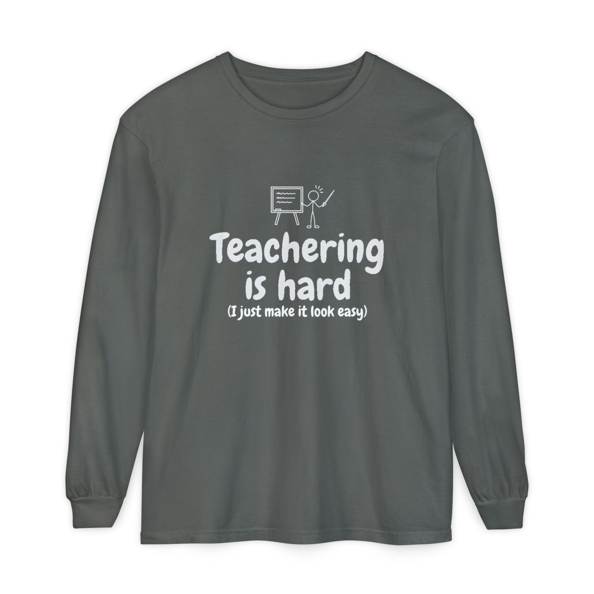 Unisex Garment-dyed Long Sleeve T-Shirt