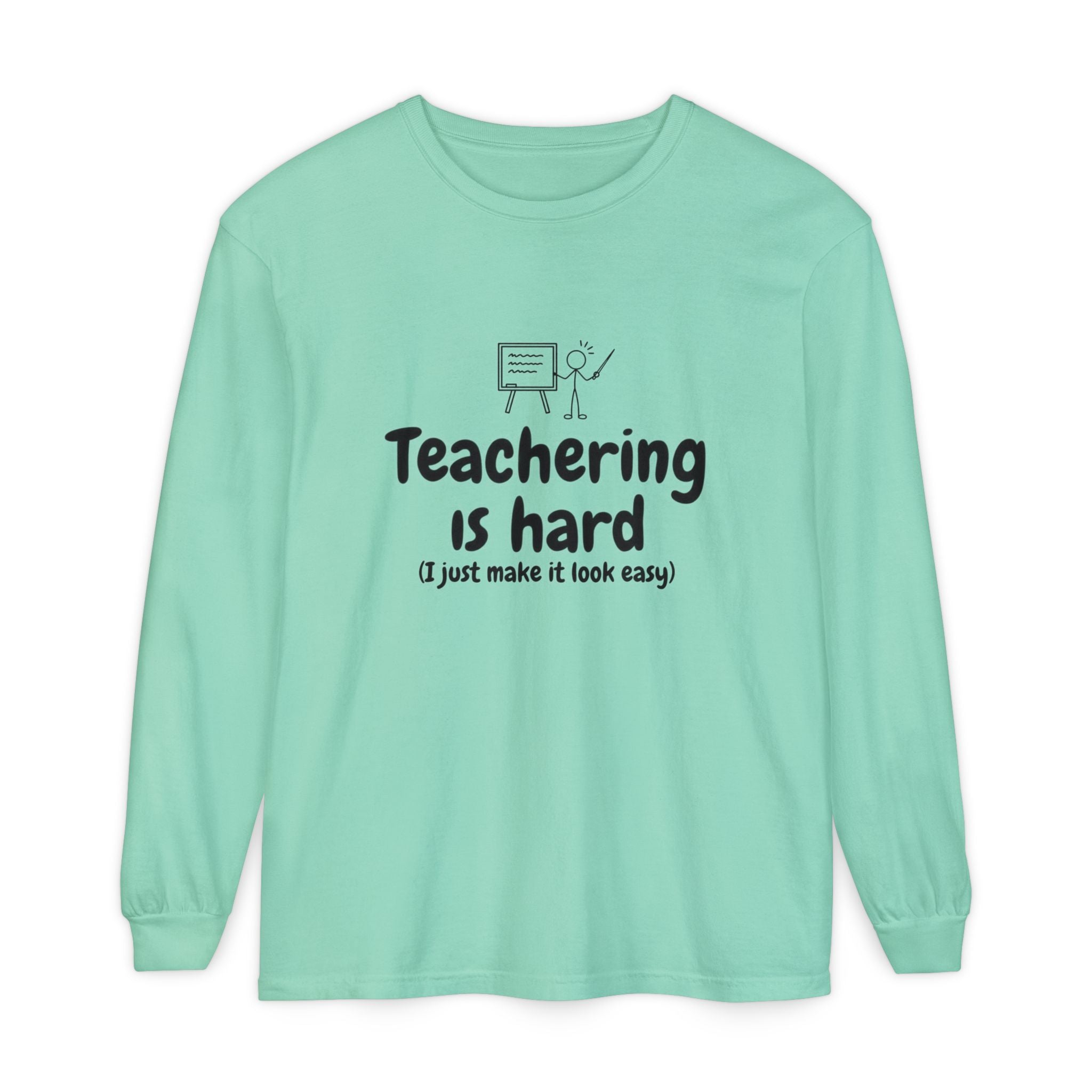 Unisex Garment-dyed Long Sleeve T-Shirt