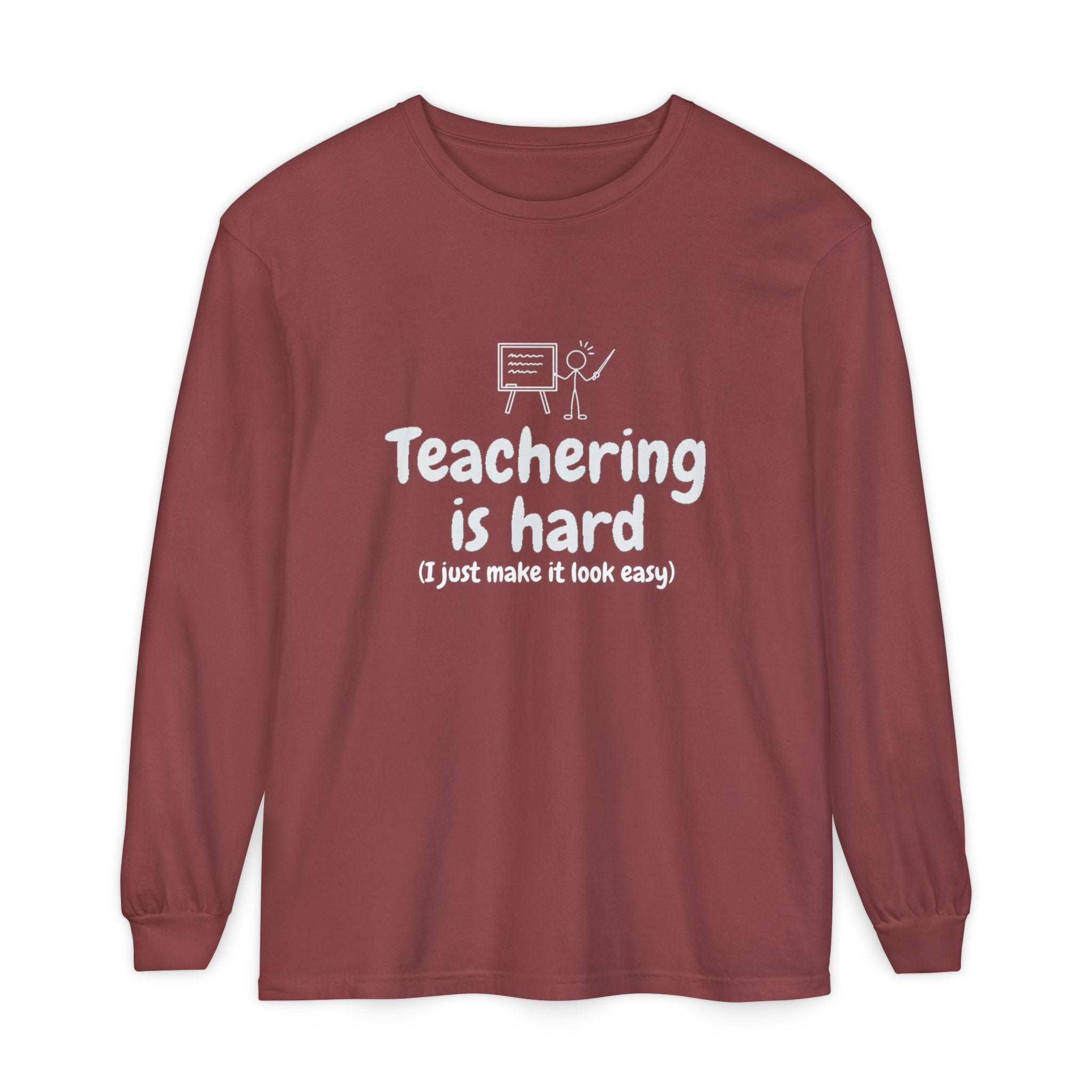 Unisex Garment-dyed Long Sleeve T-Shirt