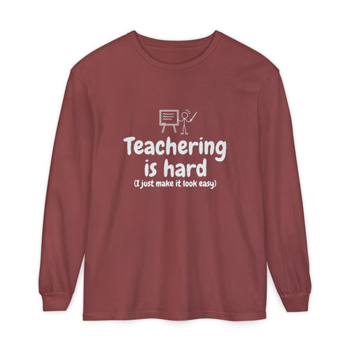 Unisex Garment-dyed Long Sleeve T-Shirt