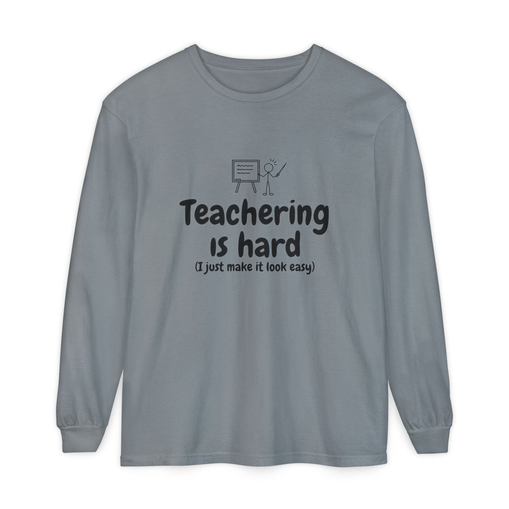 Unisex Garment-dyed Long Sleeve T-Shirt