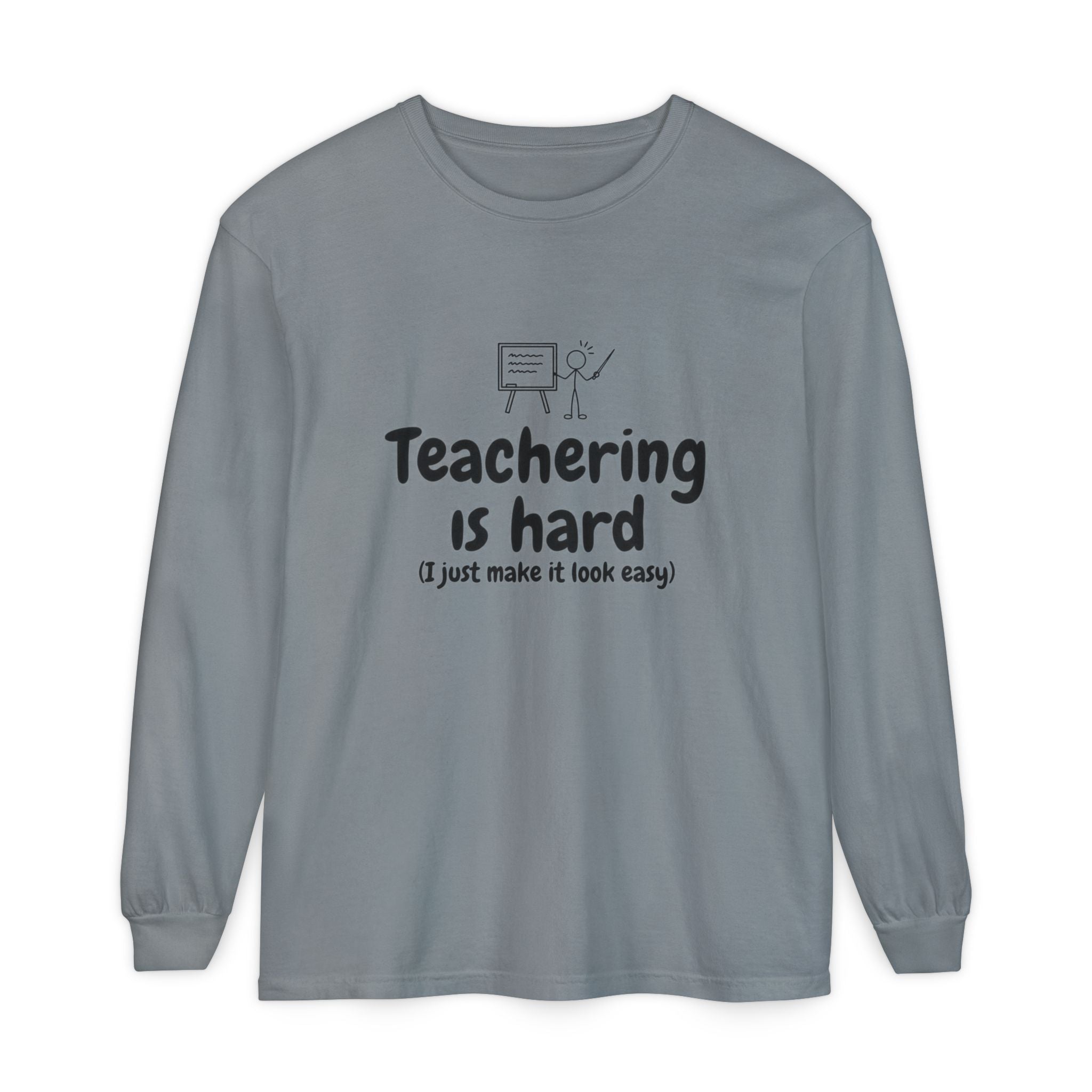 Unisex Garment-dyed Long Sleeve T-Shirt