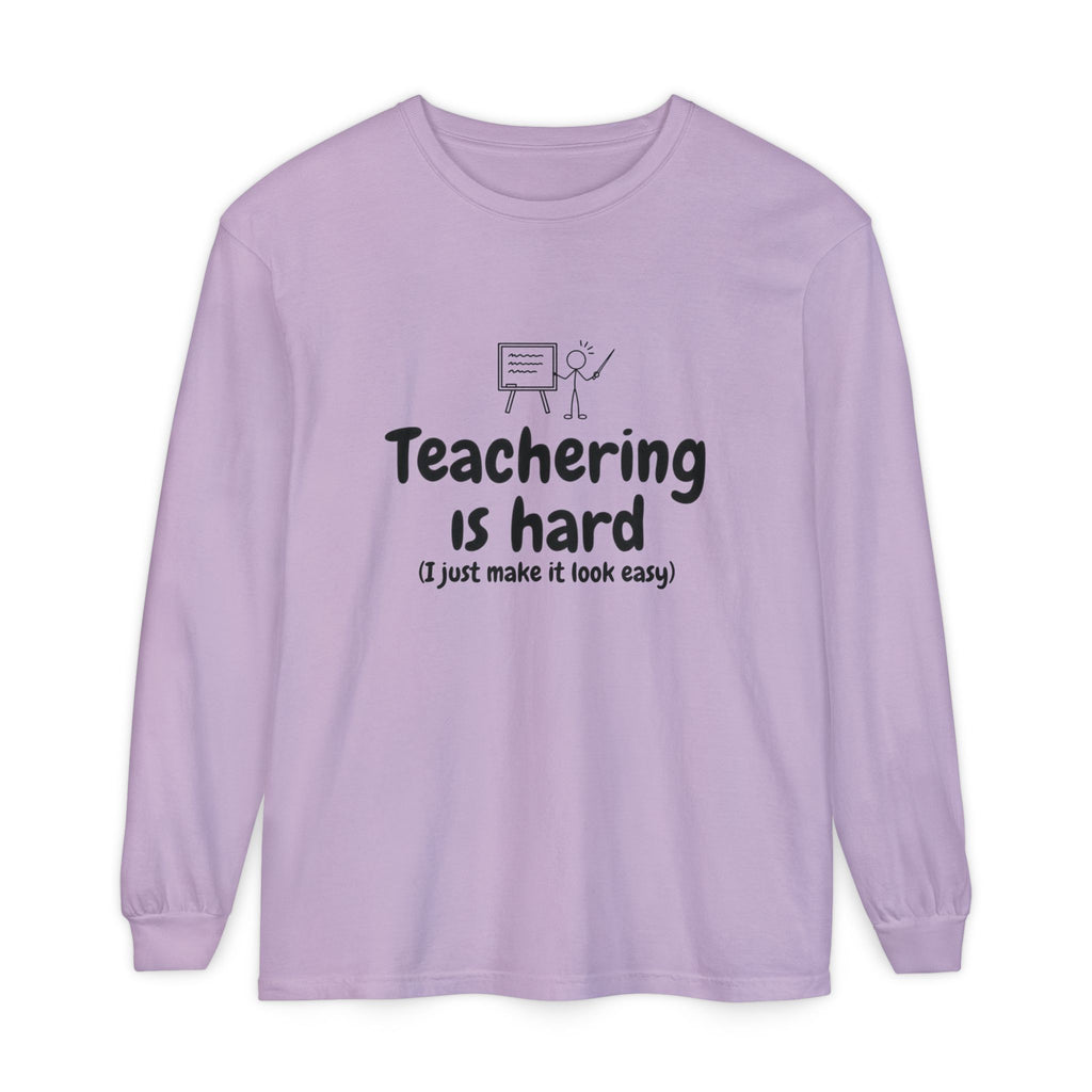 Unisex Garment-dyed Long Sleeve T-Shirt