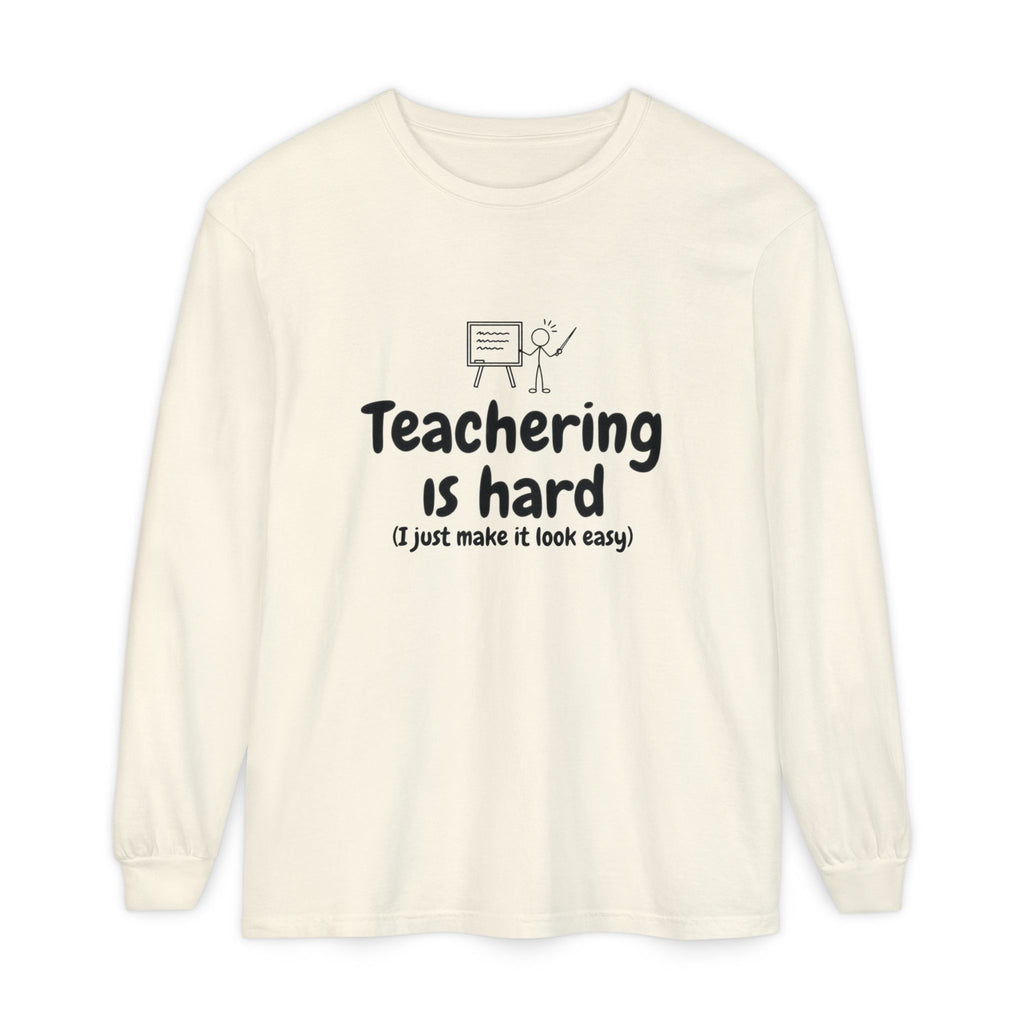 Unisex Garment-dyed Long Sleeve T-Shirt