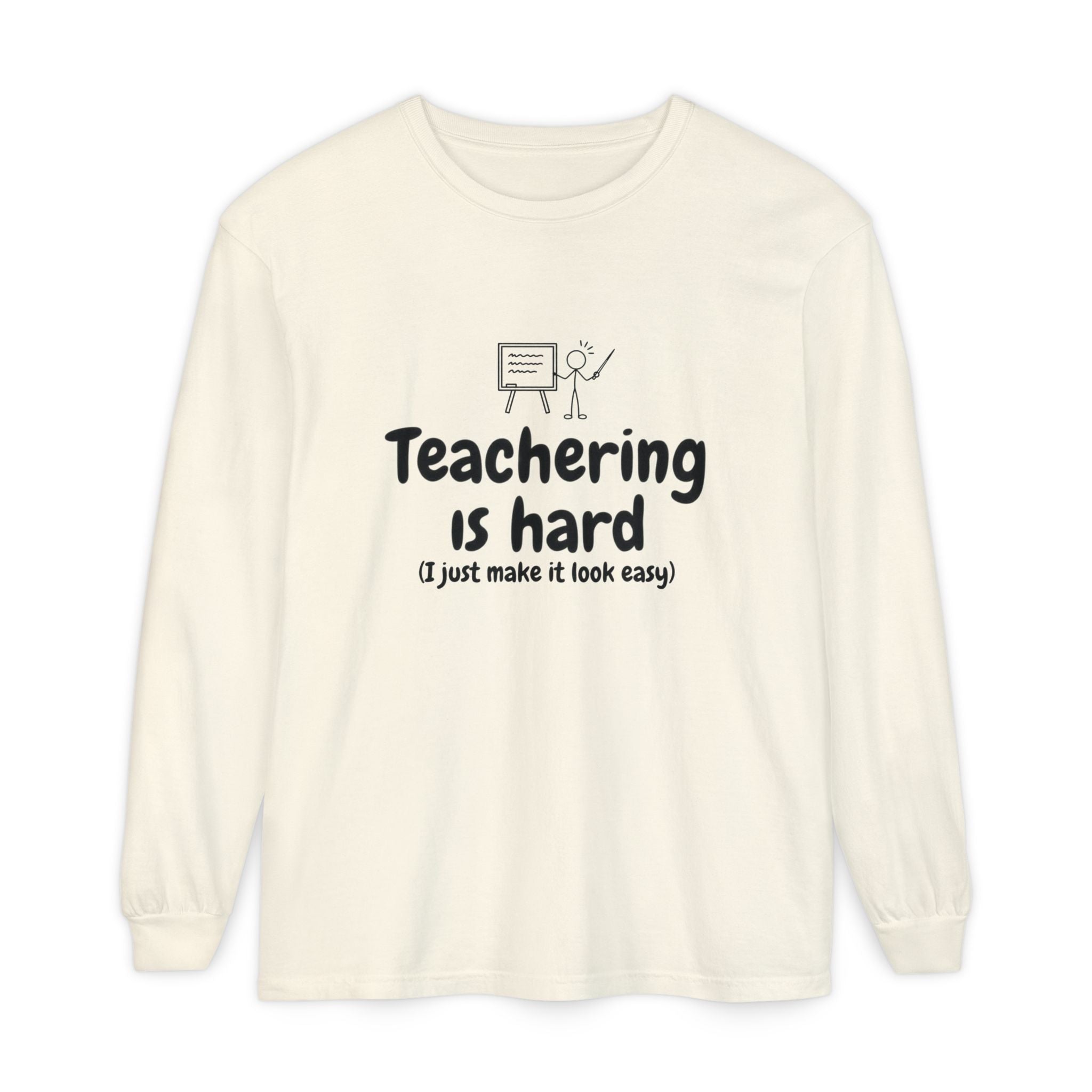 Unisex Garment-dyed Long Sleeve T-Shirt