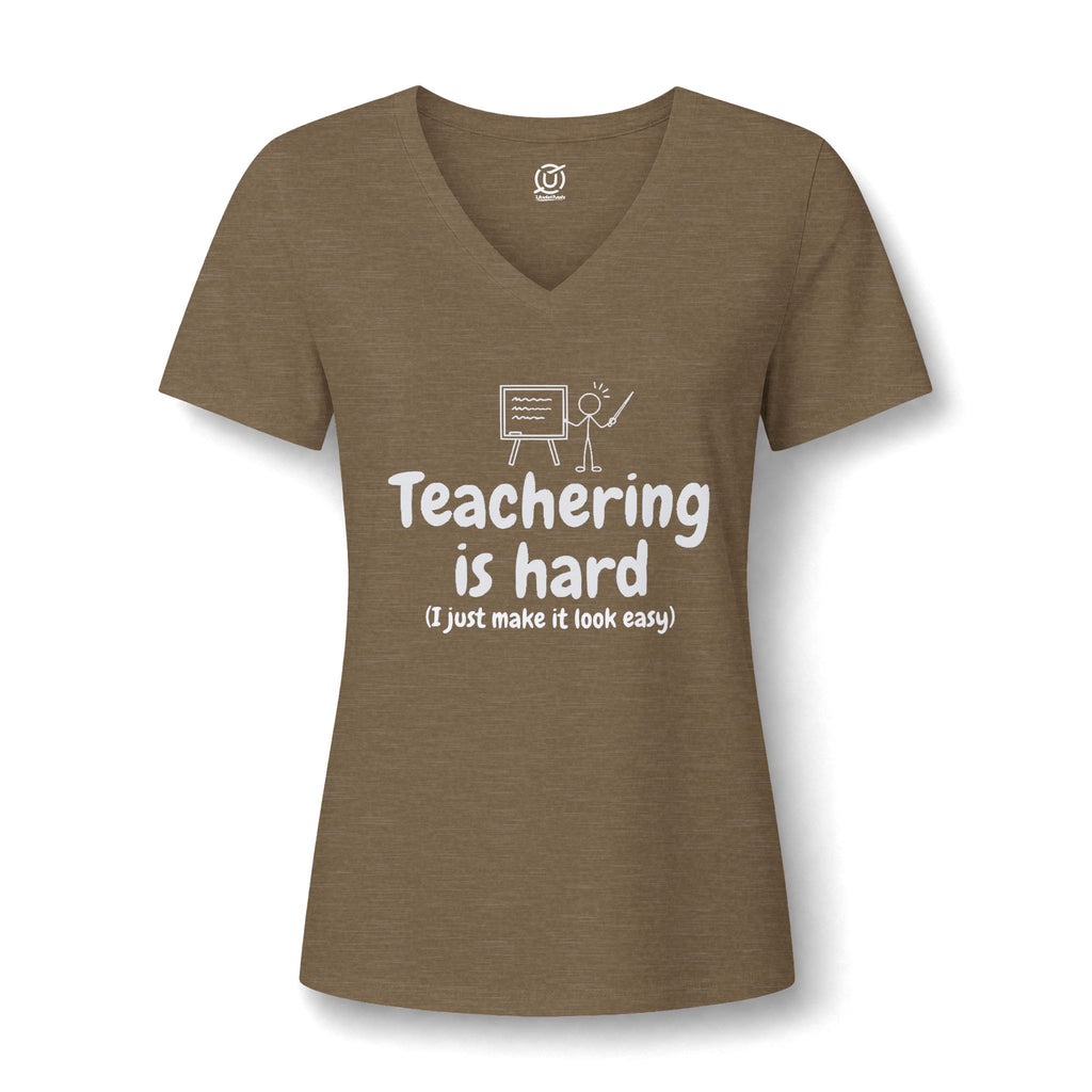 Teachering - Women’s Relaxed V-Neck Tee
