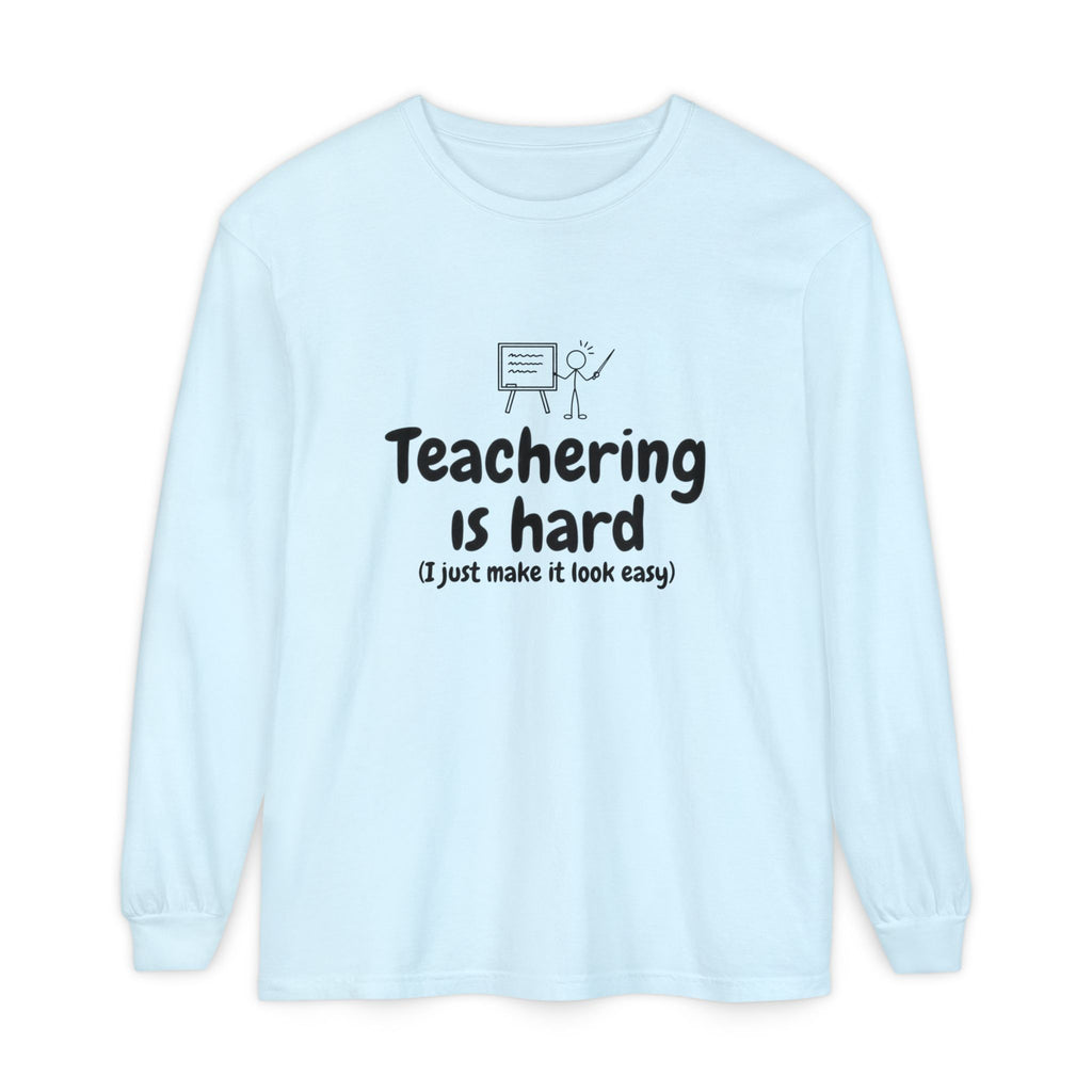 Unisex Garment-dyed Long Sleeve T-Shirt
