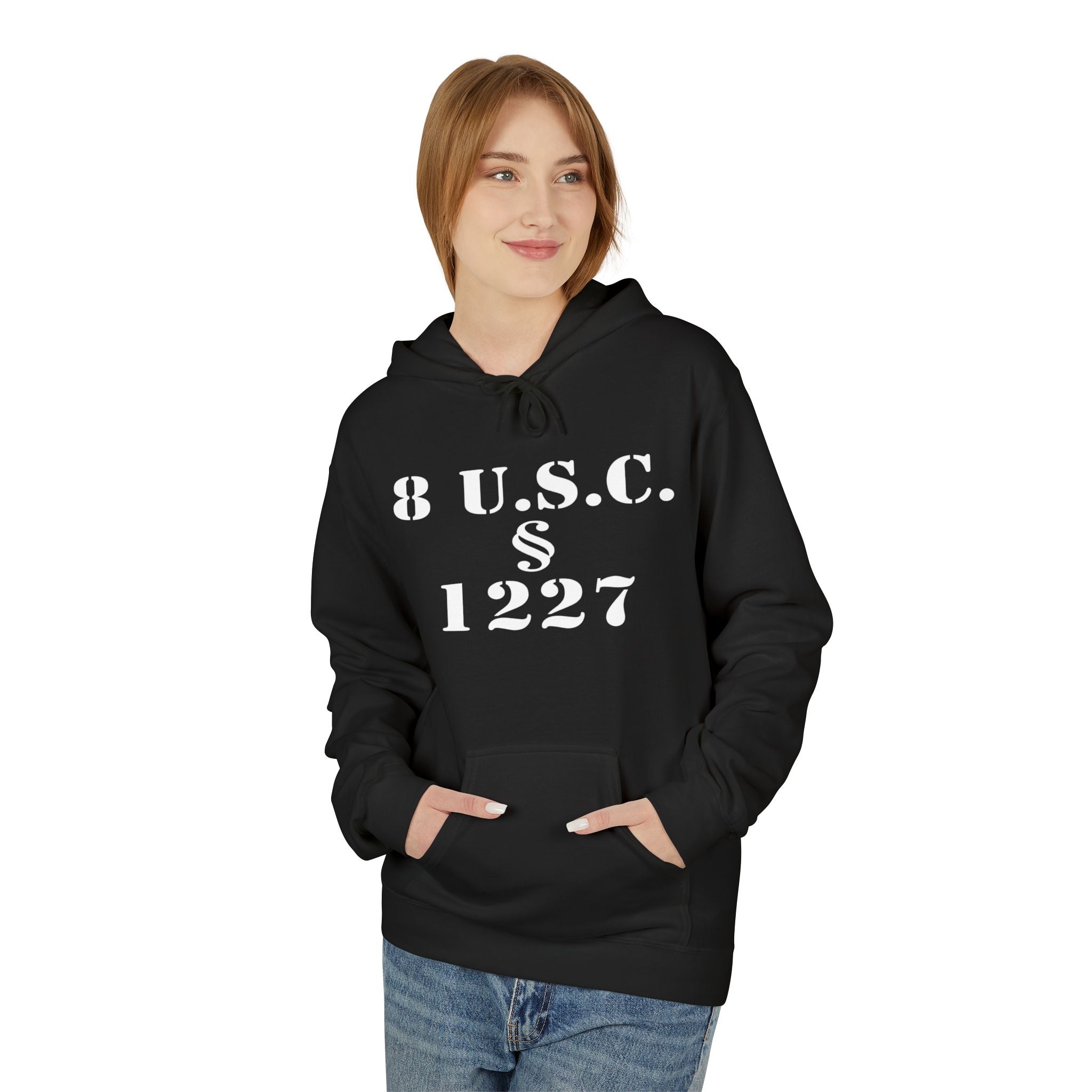 Statute 1227 - Black - Unisex Midweight Softstyle Fleece Hoodie
