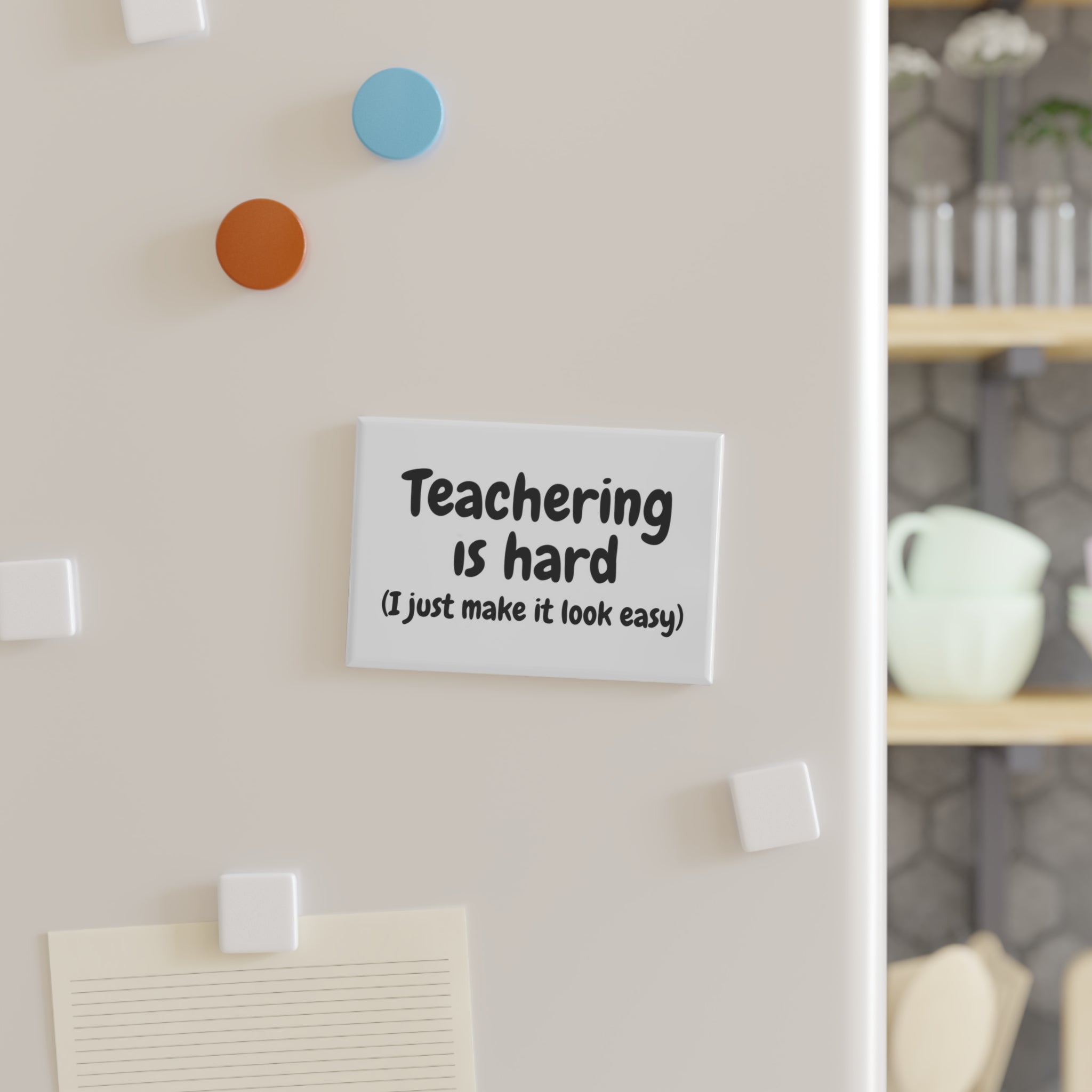 Teachering - Magnet, Rectangle (1 & 10 pcs)