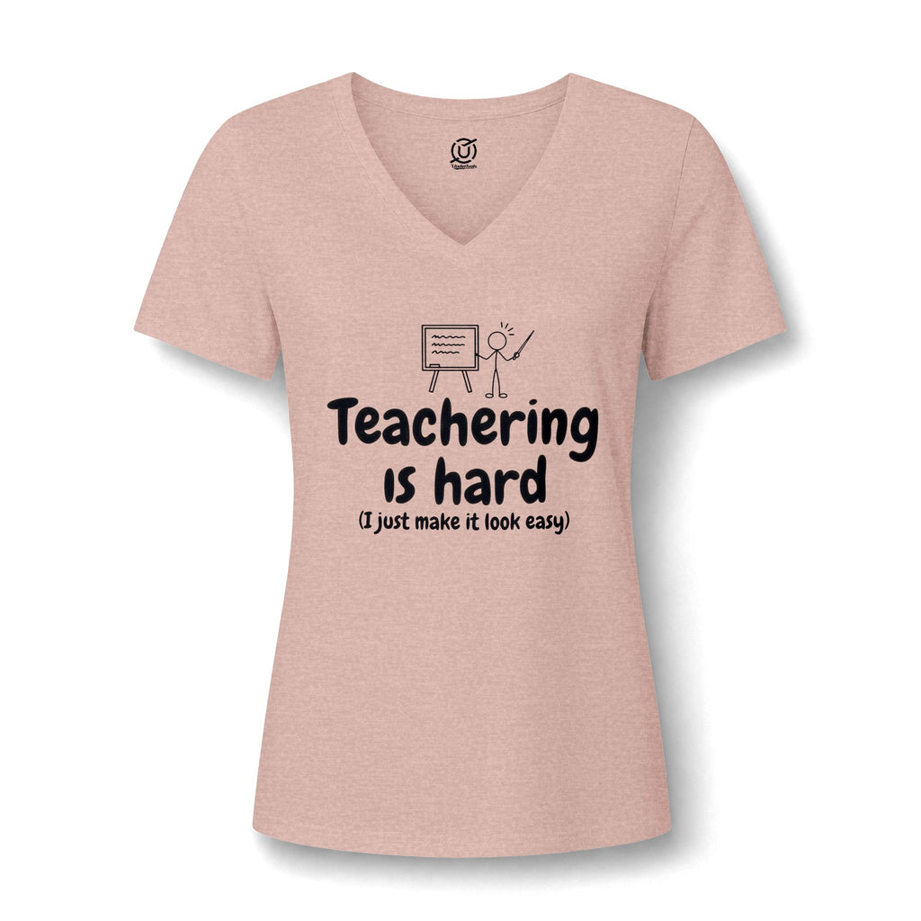 Teachering - Women’s Relaxed V-Neck Tee