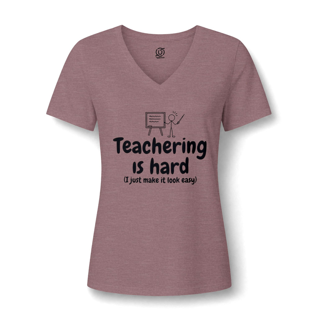 Teachering - Women’s Relaxed V-Neck Tee