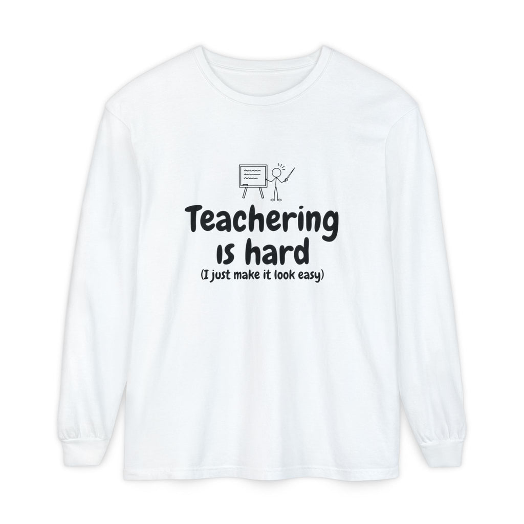 Unisex Garment-dyed Long Sleeve T-Shirt