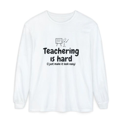 Unisex Garment-dyed Long Sleeve T-Shirt