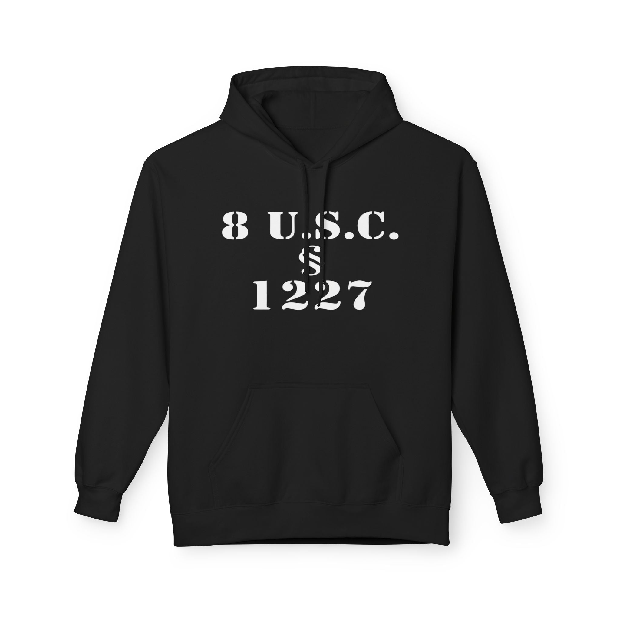 Statute 1227 - Black - Unisex Midweight Softstyle Fleece Hoodie